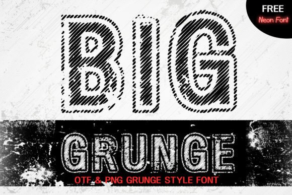 Big Grunge: A Bold Display Font for Impactful Web Design