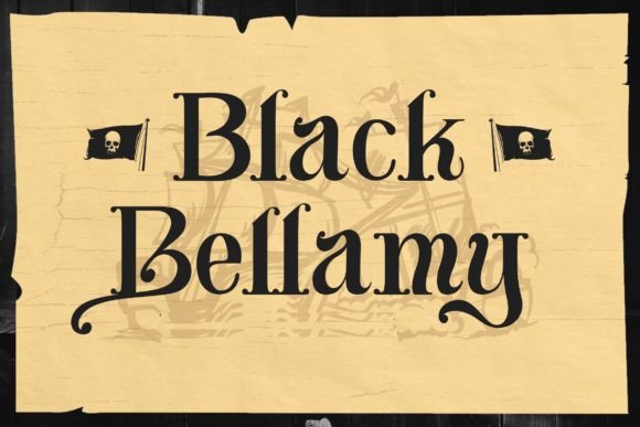 Black Bellamy: A Display Font with Salt-Weathered Soul