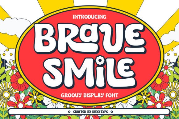 Brave Smile: A Retro Display Font That Commands Attention