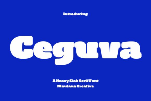 Ceguva: A Bold, Warm Display Font for Thoughtful Editorial Moments