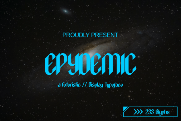 Epydemic: A Display Font That Feels Like a Quiet Future