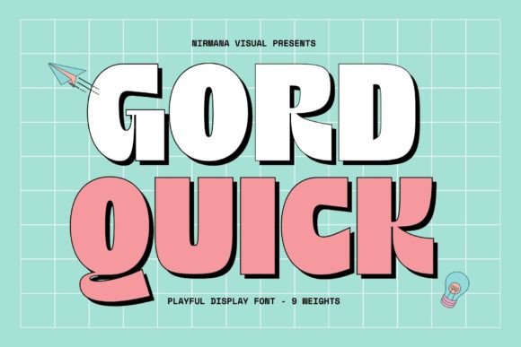 Gord Quick: A Bold Display Font for Handmade Brands