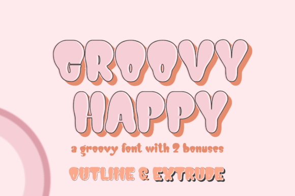 Groovy Happy: A Playful Display Font for Editorial Charm