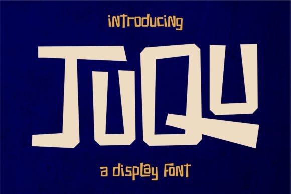 Juqu: A Display Font That Earns Its Space