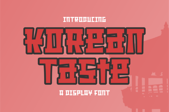 Korean Taste: A Display Font That Elevates Campaign Visuals