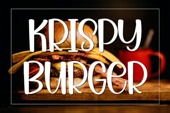 Krispy Burger: A Display Font with Warm, Confident Charm
