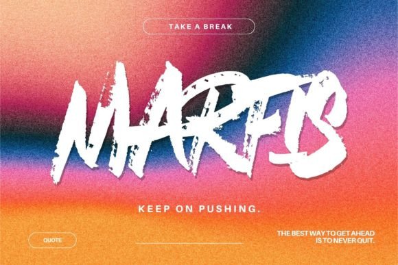 Marfis: A Hand-Painted Display Typeface for Digital Brand Clarity