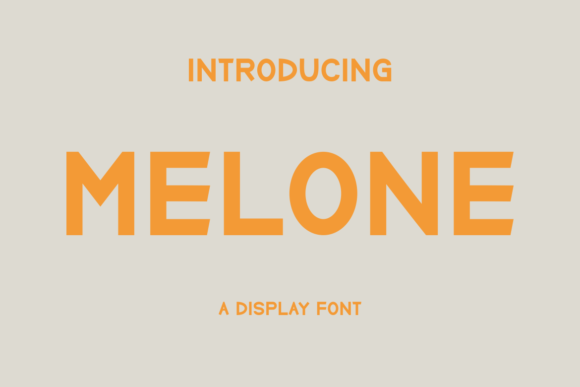 Melone: A Bold Display Font for Scroll-Stopping Brand Content