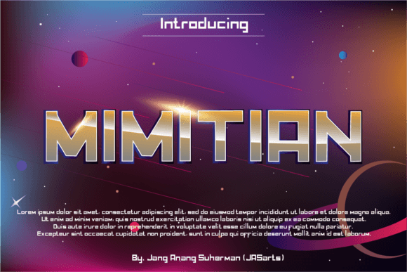 Mimitian Display Font for Handmade & Printable Creations