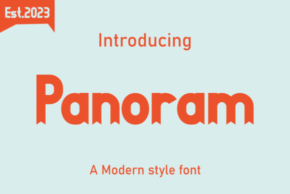 Panoram: A Display Font That Elevates Marketing Visuals
