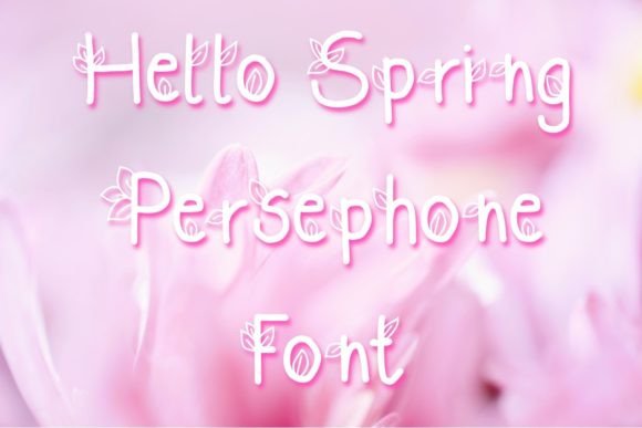 Persephone Display Font for Small Business Branding