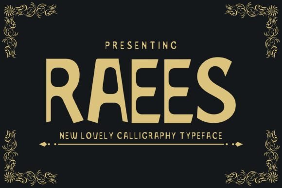 Raees: A Display Font That Makes Your Headlines Instantly Clear