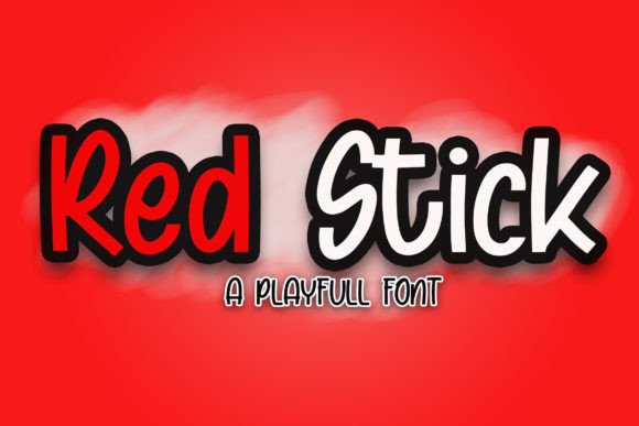 Red Stick: A Playful Display Font for Scroll-Stopping Marketing