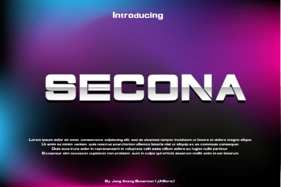 Secona: The Display Font That Cuts Through Digital Noise