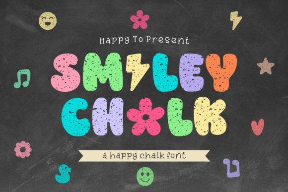 Smiley Chalk: A Playful Display Font for Editorial Impact