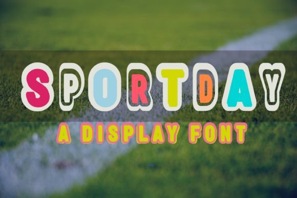 Sportday: A Display Font for Bold Editorial Identity