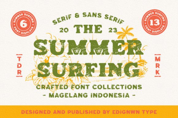 Summer Surfing: A Display Font for Balanced Digital Branding
