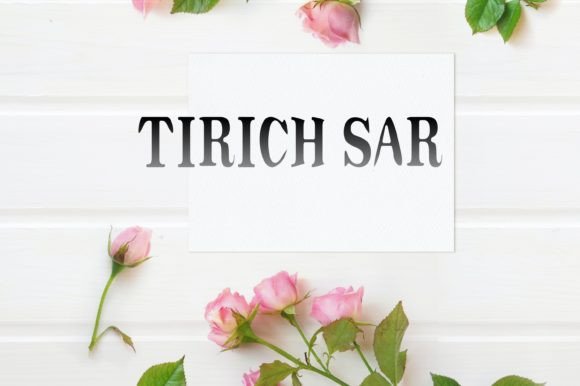 Tirich Sar Display Font for Handmade Creators