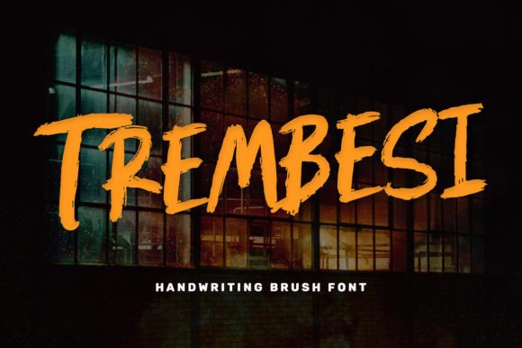 Trembesi: A Confident Handwritten Display Font for Editorial Moments