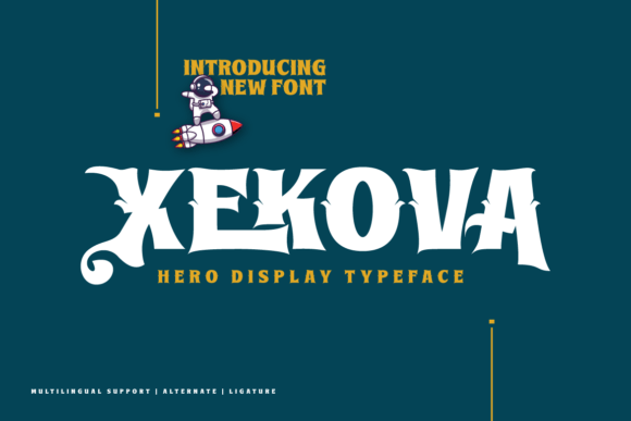Xekova: A Display Font That Elevates Real Small Business Branding